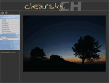 Tablet Screenshot of clearsky.ch